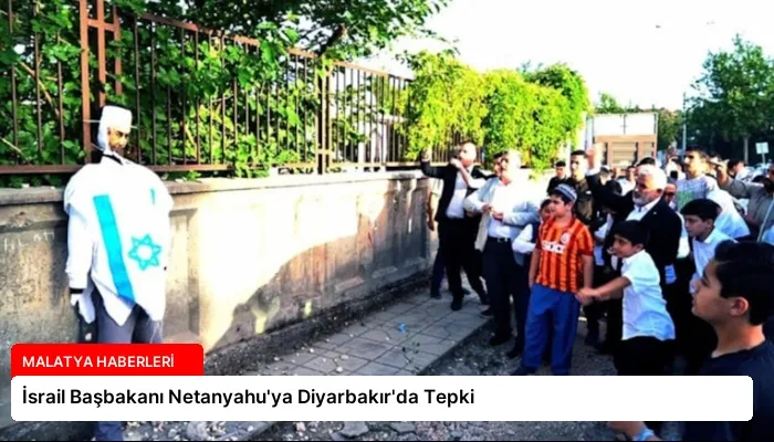 İsrail Başbakanı Netanyahu’ya Diyarbakır’da Tepki