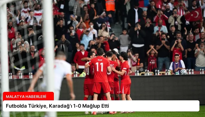 Futbolda Türkiye, Karadağ’ı 1-0 Mağlup Etti