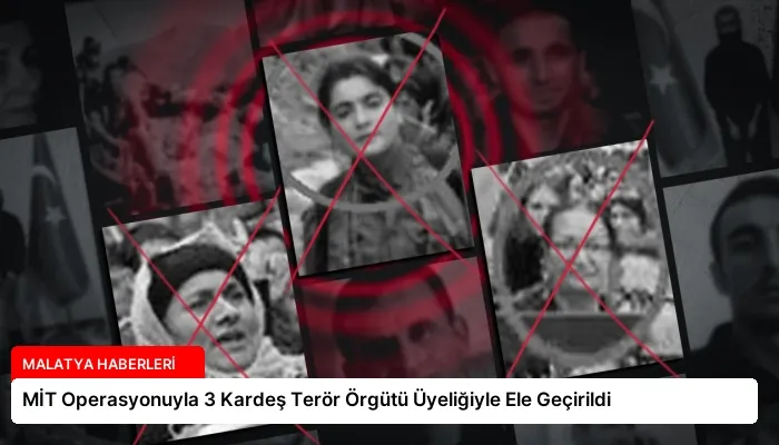 MİT Operasyonuyla 3 Kardeş Terör Örgütü Üyeliğiyle Ele Geçirildi