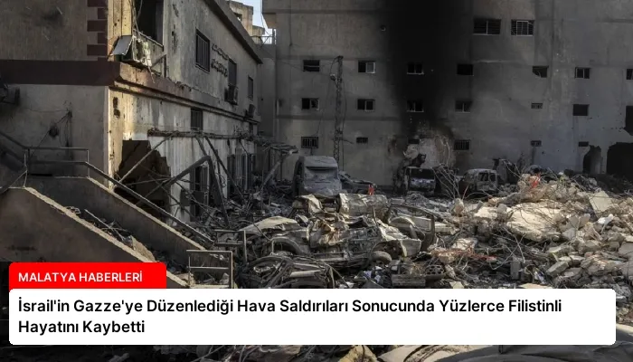 İsrail’in Gazze’ye Düzenlediği Hava Saldırıları Sonucunda Yüzlerce Filistinli Hayatını Kaybetti