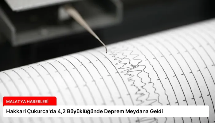 Hakkari Çukurca’da 4,2 Büyüklüğünde Deprem Meydana Geldi
