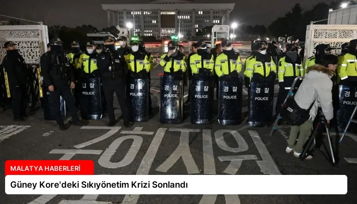 Güney Kore’deki Sıkıyönetim Krizi Sonlandı