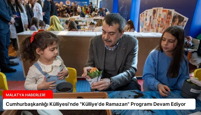 Cumhurbaşkanlığı Külliyesi’nde “Külliye’de Ramazan” Programı Devam Ediyor
