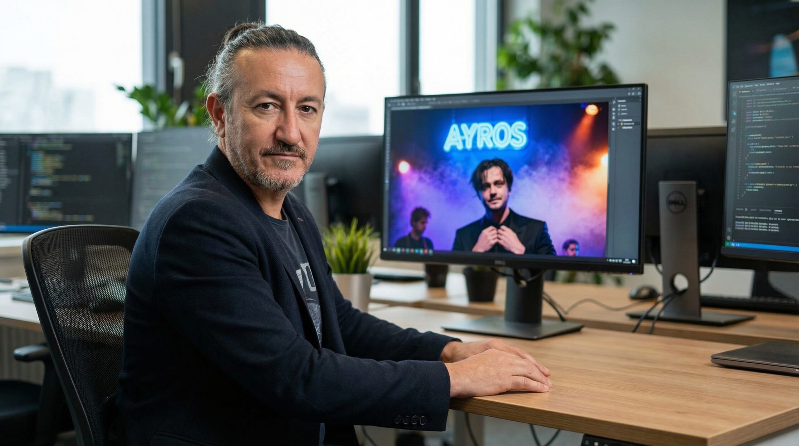 Dijital sanatçı modelleri sahneye hazırlanıyor