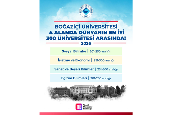 Boğaziçi Üniversitesi, 4 Alanda Dünyanın En İyi 300 Üniversitesi Arasında