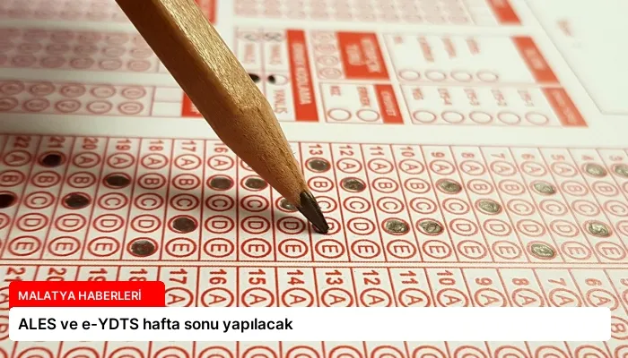 ALES ve e-YDTS hafta sonu yapılacak