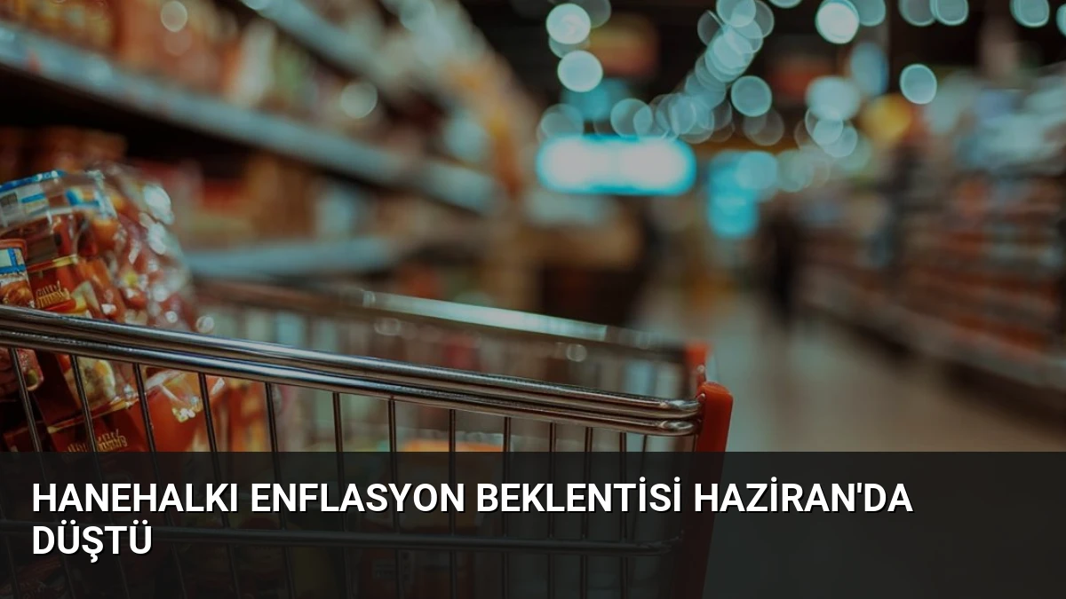 Hanehalkı Enflasyon Beklentisi Haziran’da Düştü