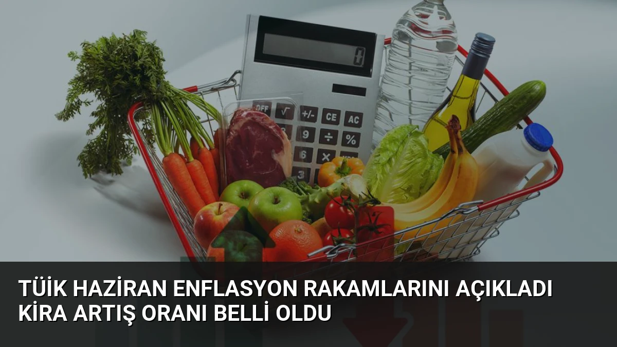 TÜİK Haziran Enflasyon Rakamlarını Açıkladı Kira Artış Oranı Belli Oldu