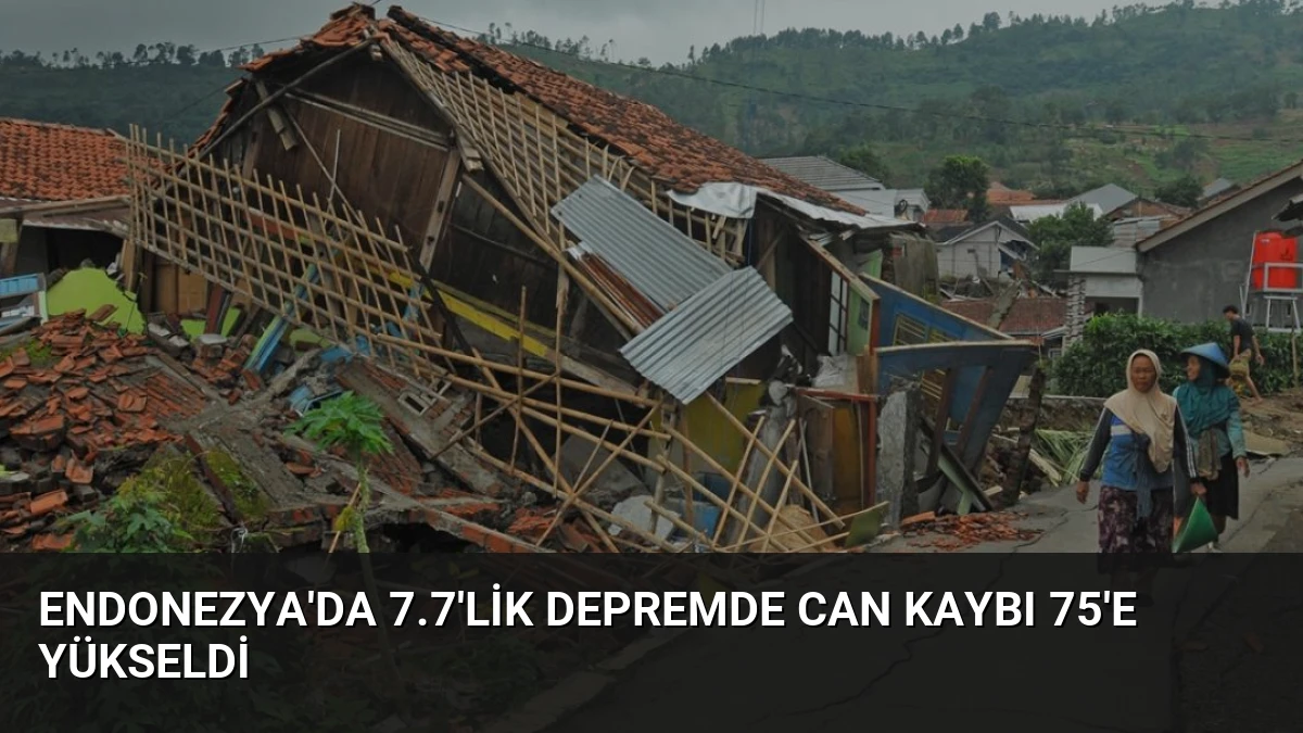 Endonezya’da 7.7’lik Depremde Can Kaybı 75’e Yükseldi