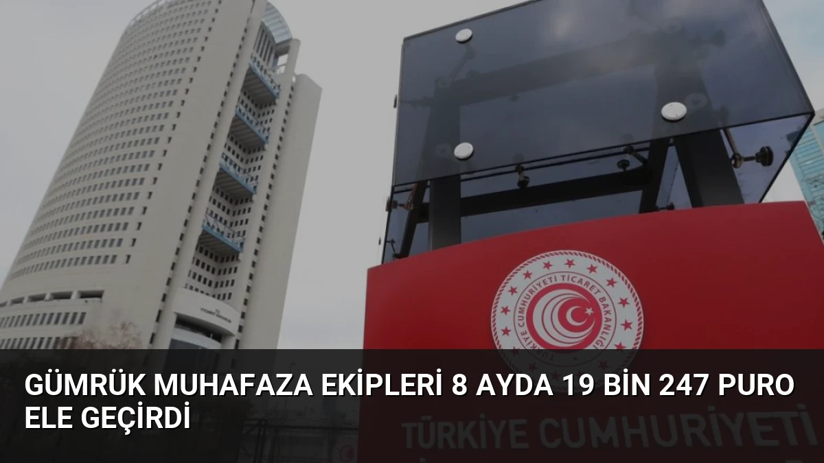 Gümrük Muhafaza Ekipleri 8 Ayda 19 Bin 247 Puro Ele Geçirdi