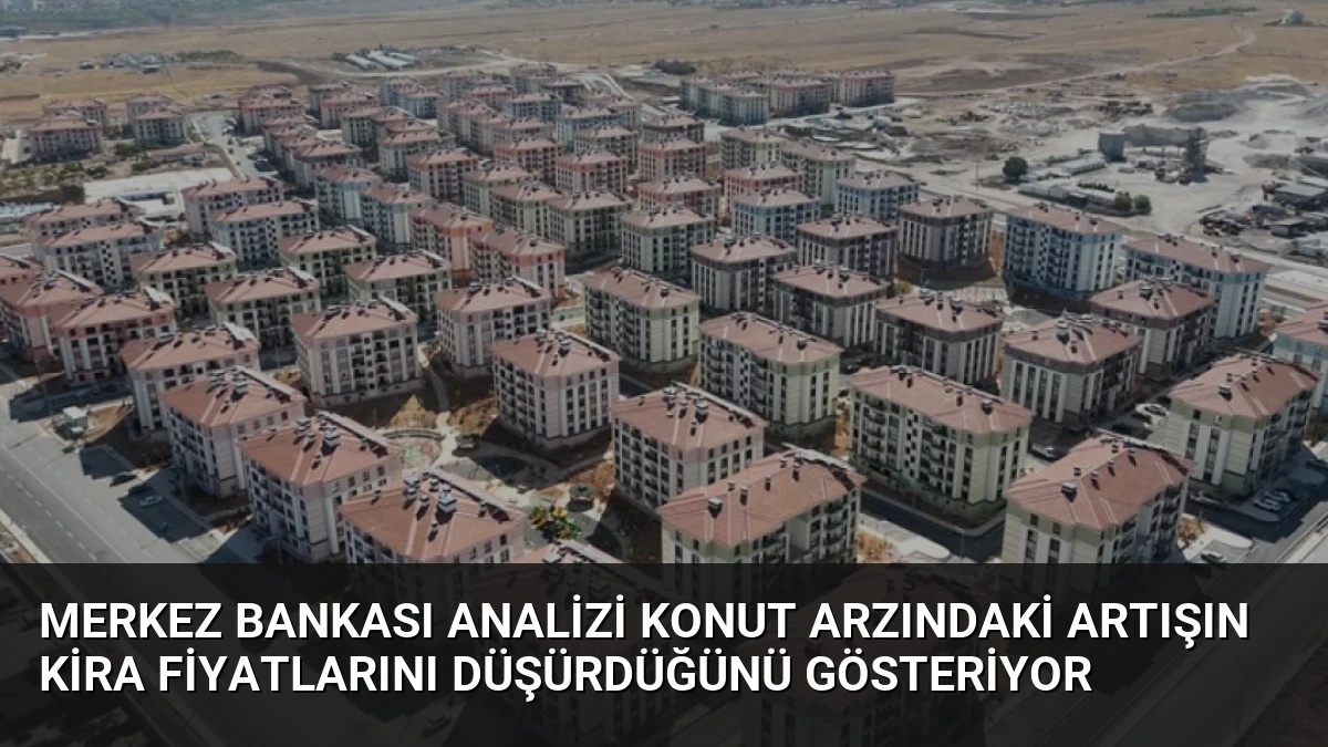 Merkez Bankası Analizi Konut Arzındaki Artışın Kira Fiyatlarını Düşürdüğünü Gösteriyor