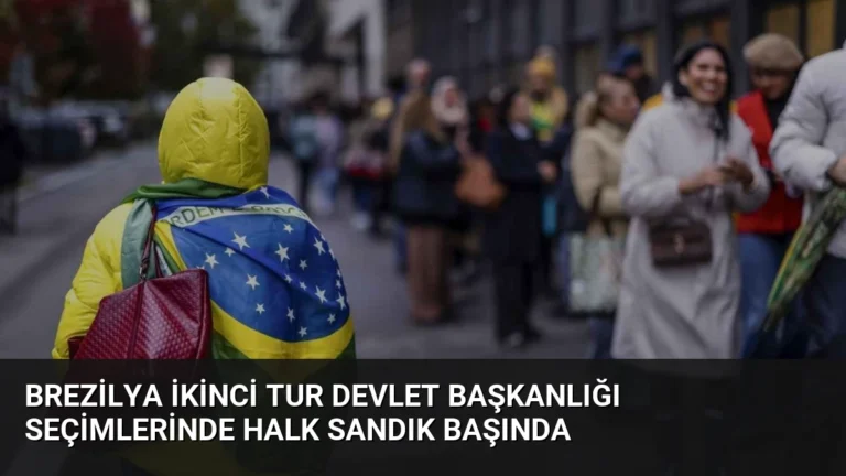 Brezilya İkinci Tur Devlet Başkanlığı Seçimlerinde Halk Sandık Başında