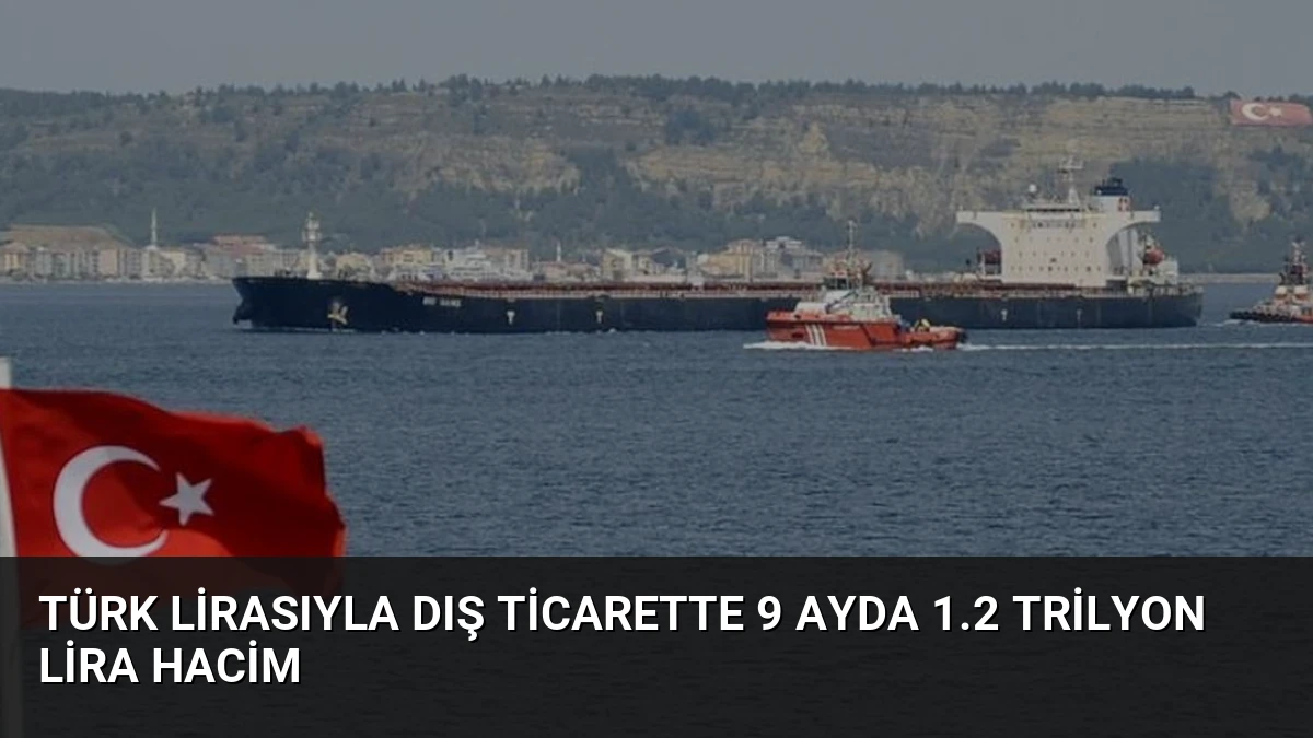 Türk Lirasıyla Dış Ticarette 9 Ayda 1.2 Trilyon Lira Hacim